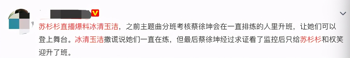 偷东西、队内霸凌、对蔡徐坤撒谎。《青你》成现实版《甄嬛传》？