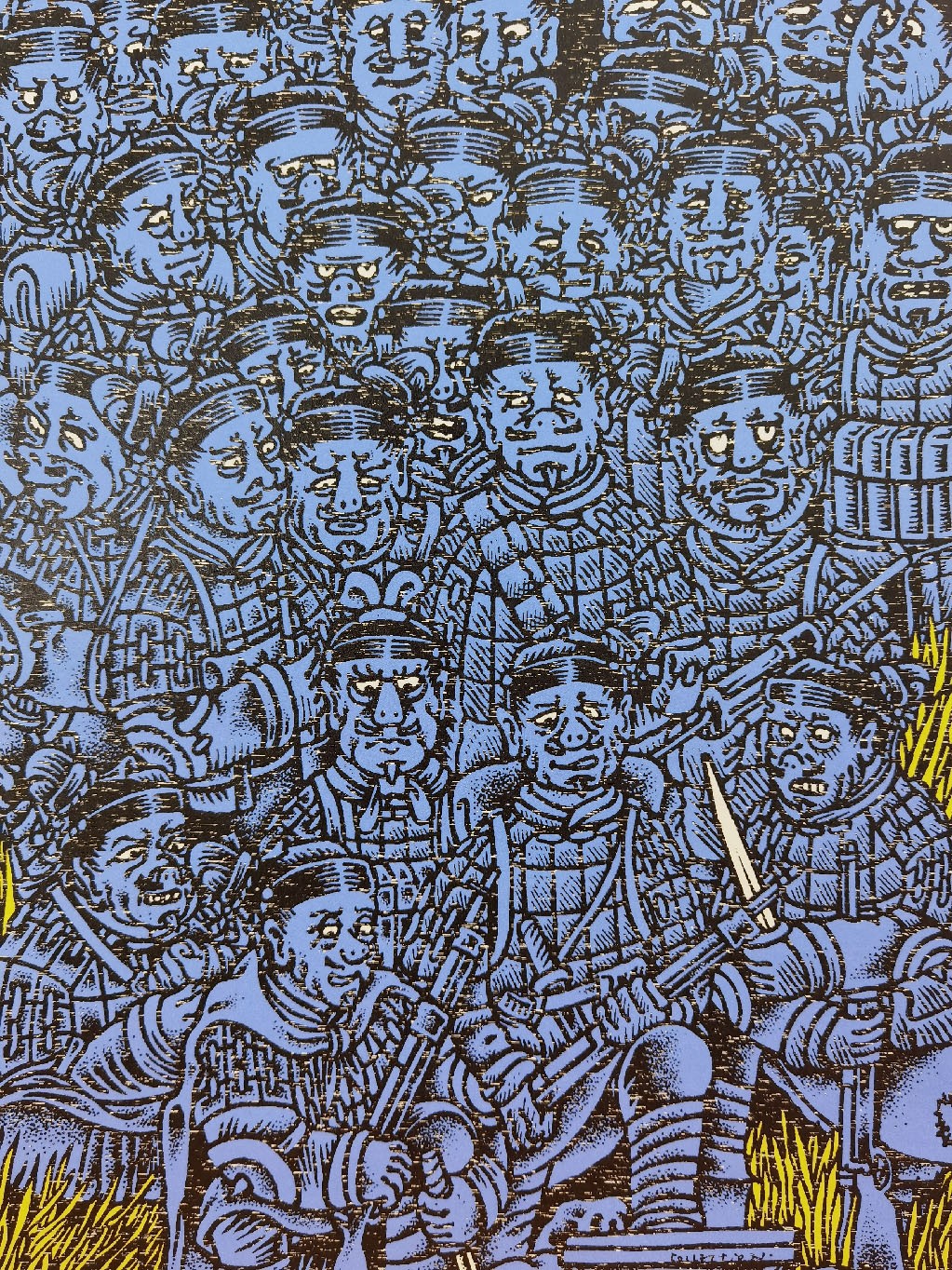 《曹征作品:寻秦记》这组作品使年轻人耳熟能详的动画人物穿上秦甲