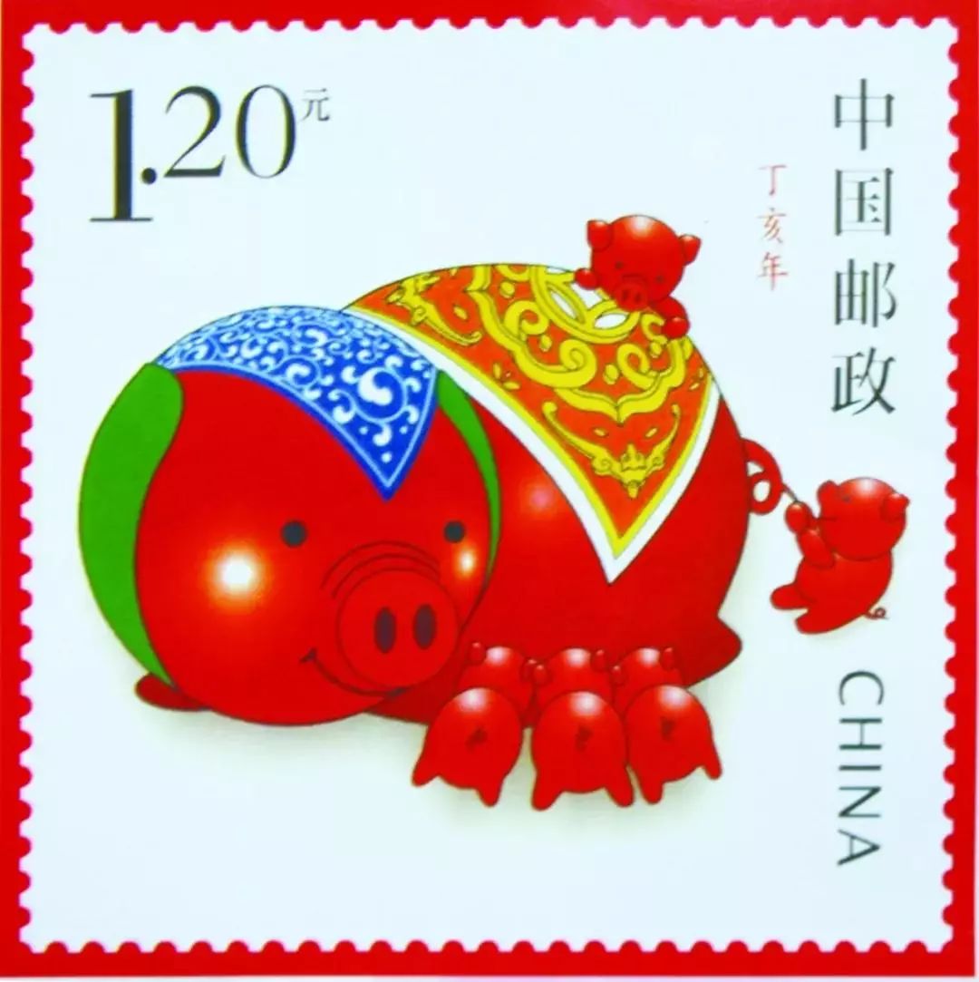 2007,丁亥年生肖(猪)邮票.图/网络