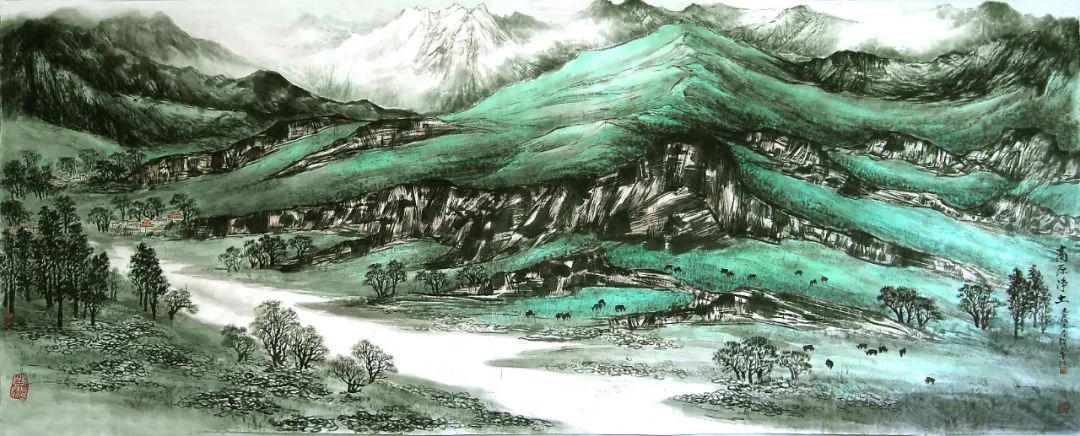丹青韵味墨分五色赵元年老师品评欣赏中国画的要点