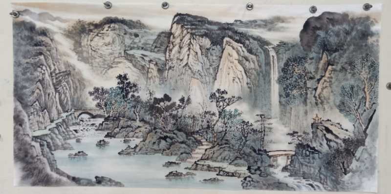 邹卫东山水 王占平摄
