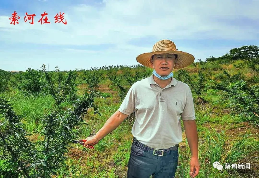梓龙实业有限公司总经理李建与他的花椒园