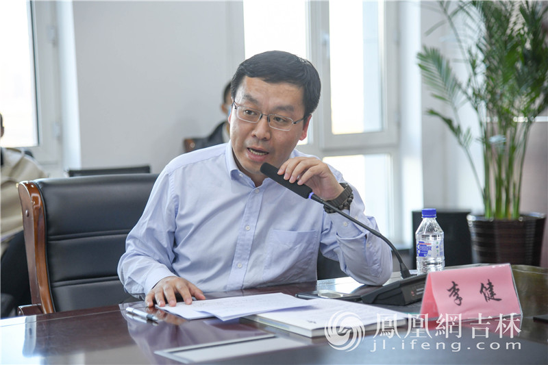 吉林农业大学博士生导师李健在座谈会上发言。