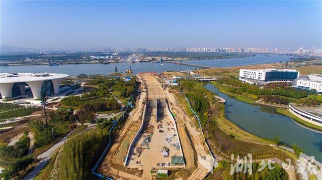 襄阳东西轴线项目图。