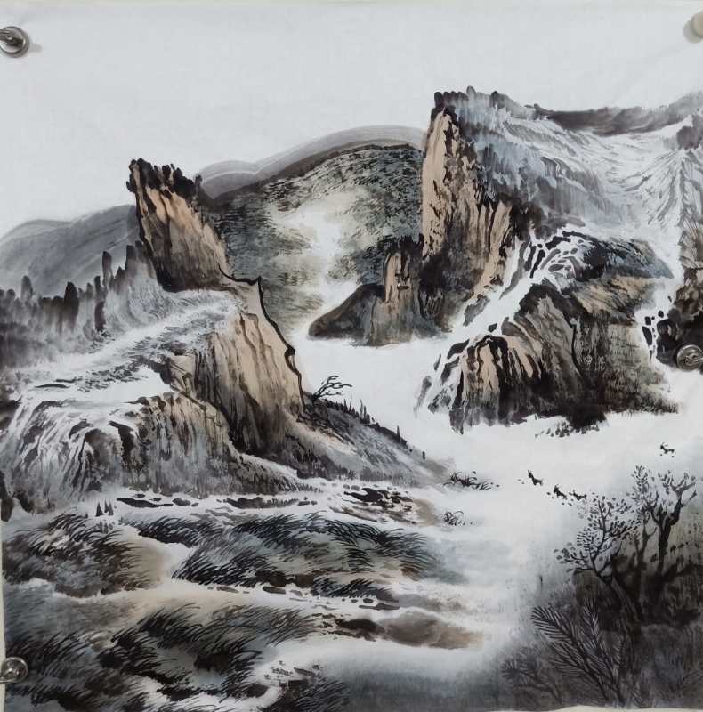 邹卫东山水 王占平摄