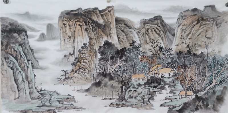 邹卫东山水 王占平摄