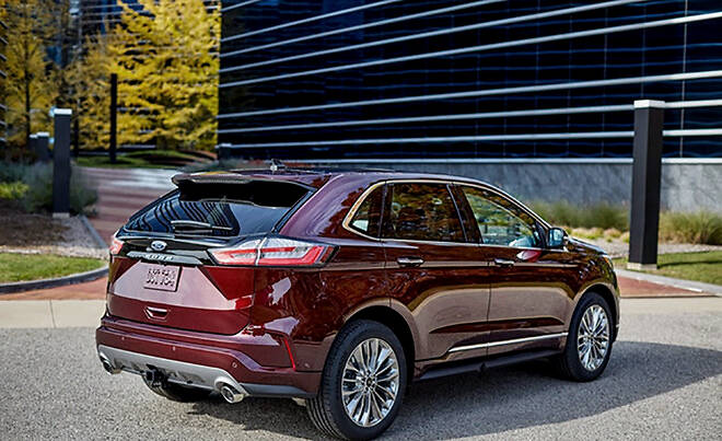 增2种全新配色,2021款福特edge官图发布