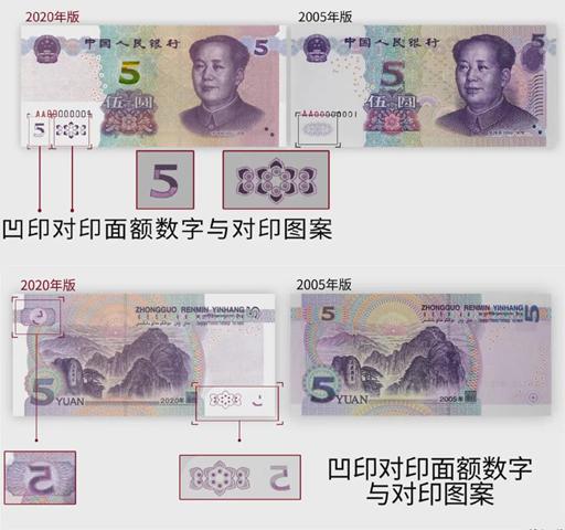 2020年版第五套人民币5元纸币正式发行!防伪一绝_凤凰网