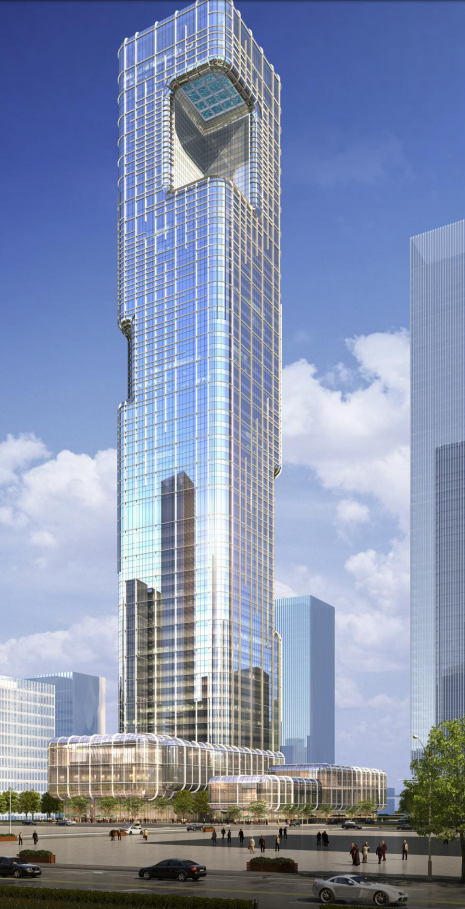 效果图3总平面示意图2本项目拟建总建筑面积约 14.