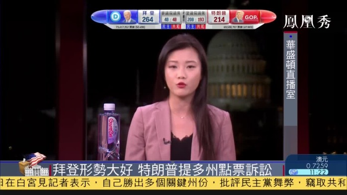 凤凰连线王又又:特朗普选择了拖延战术,或不会承认拜登胜选