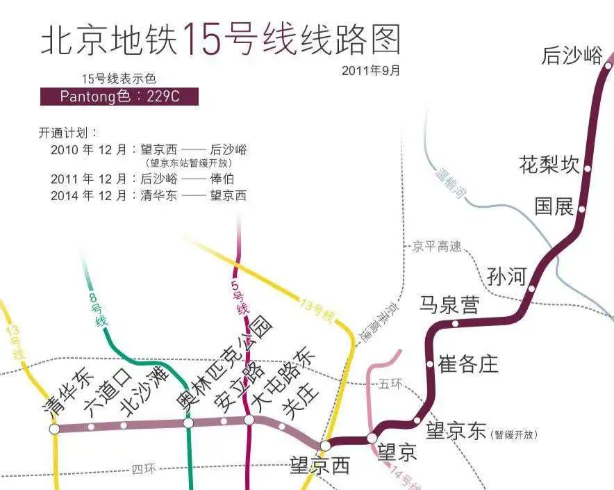 北京地铁十五号线