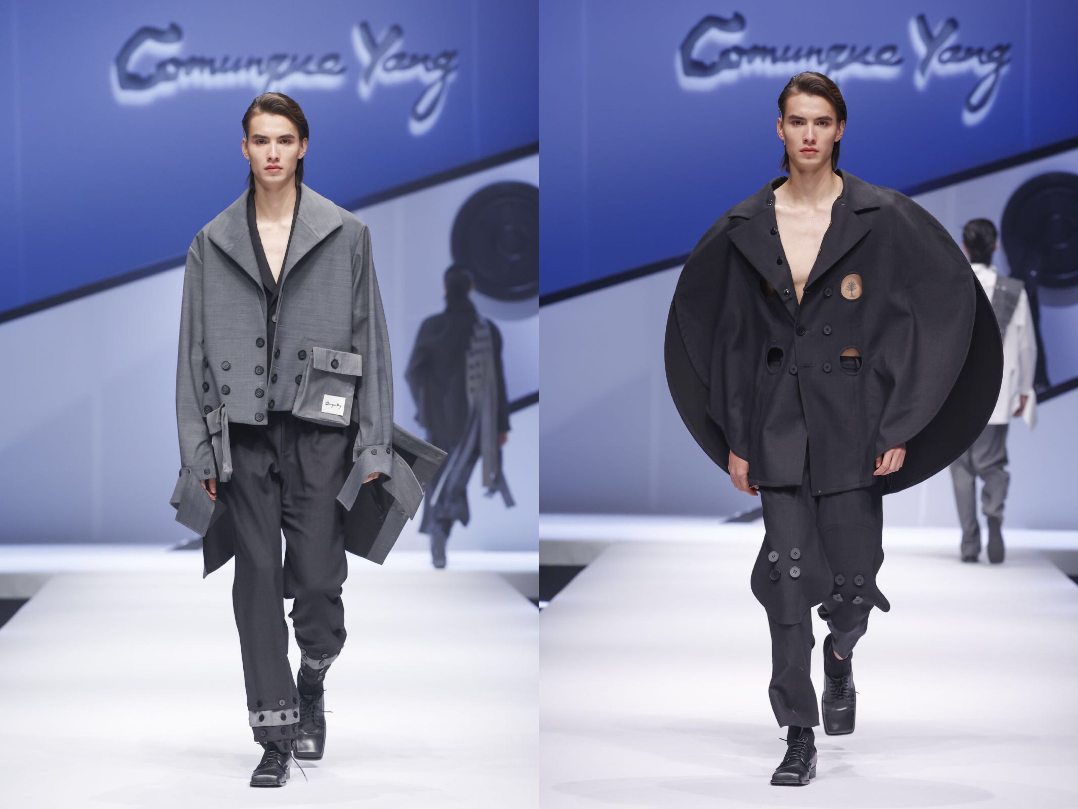 用纽扣连接时尚，空氧首秀登陆中国国际时装周