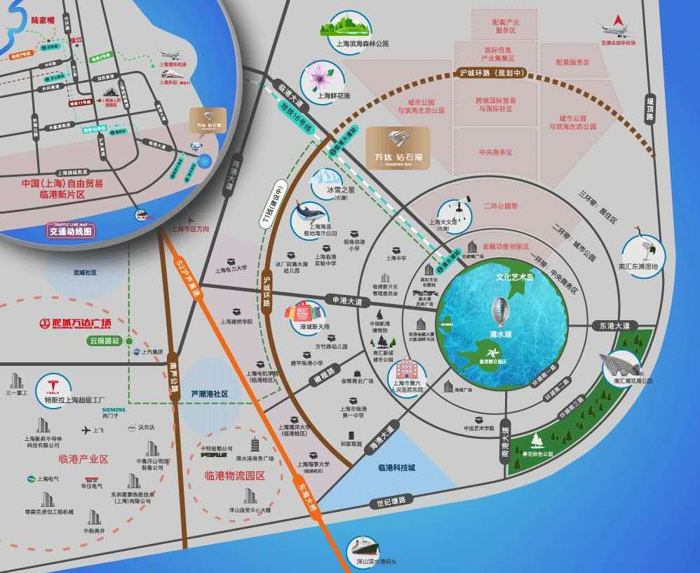 万达临港双子星同步入市,钻石湾秒杀未来城? ——凤凰网房产上海