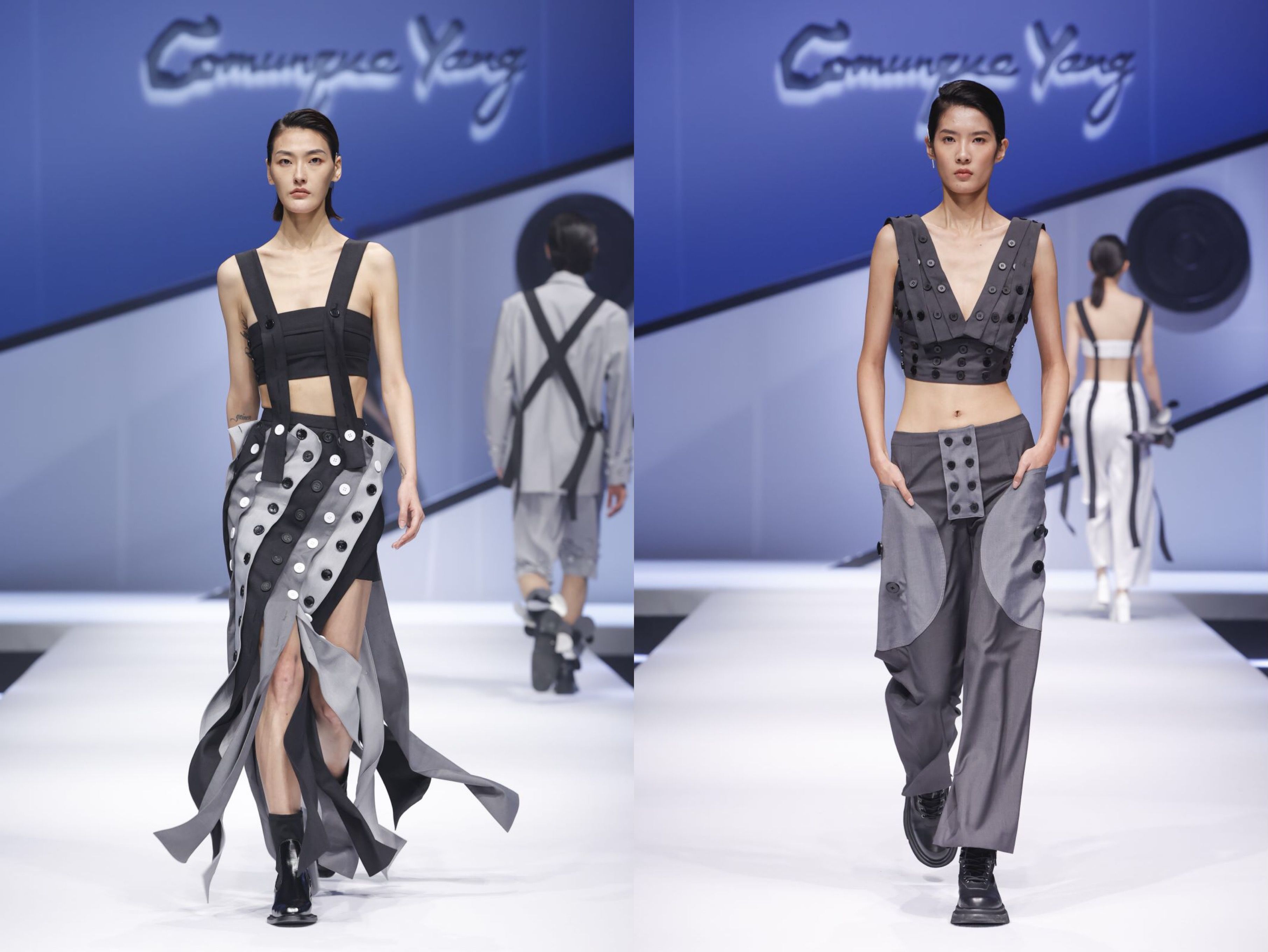 用纽扣连接时尚，空氧首秀登陆中国国际时装周