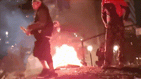 杀人、纵火、群殴...美国恐怖场景层出不穷