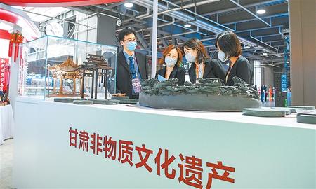 甘肃非物质文化遗产亮相进博会