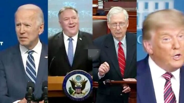 美大选乱局：拜登称特朗普拒认败选很尴尬 共和党大佬反对认输