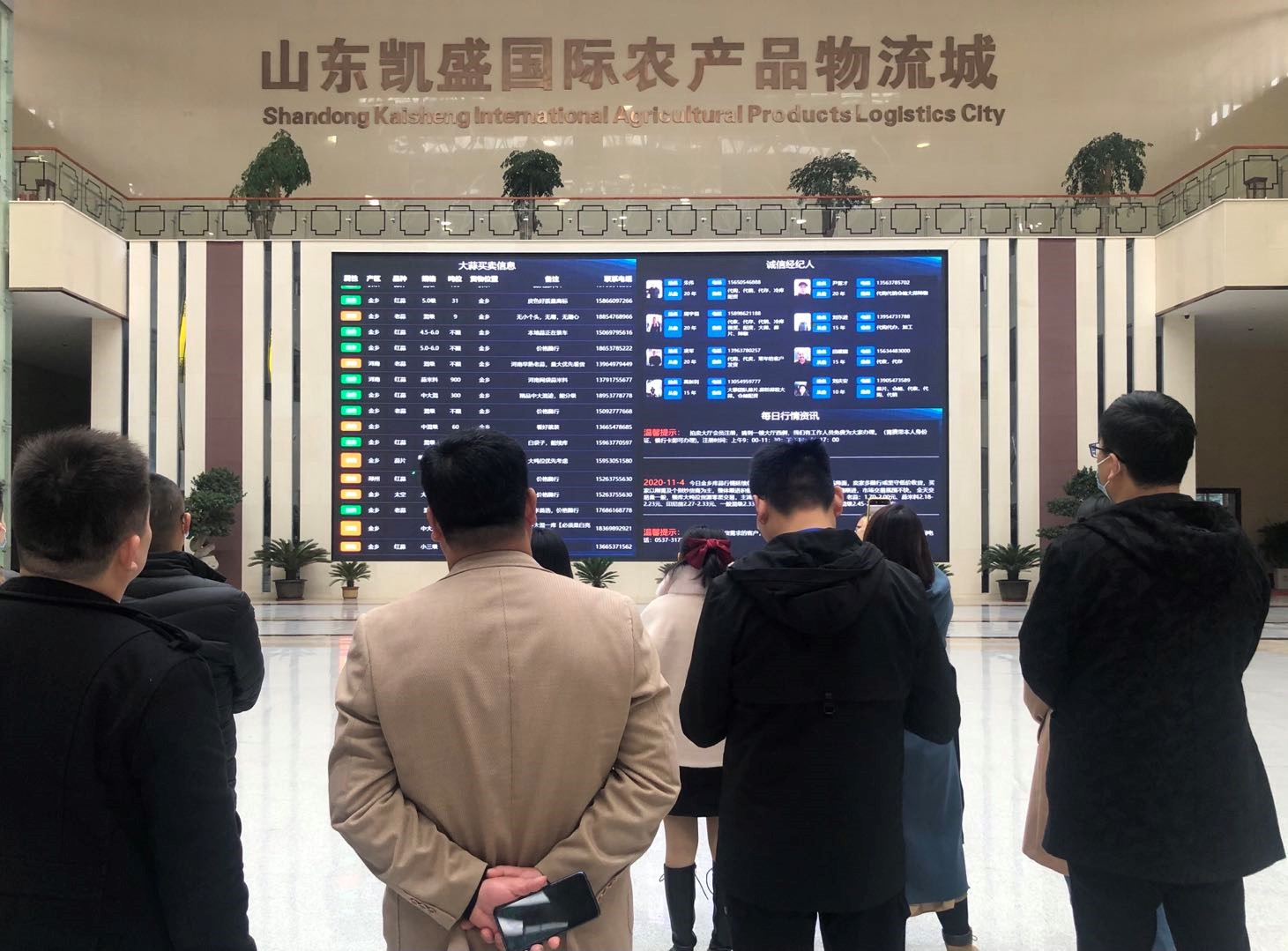 每天,济宁市金乡县凯盛农展中心大厅里,这样的电话络绎不绝.