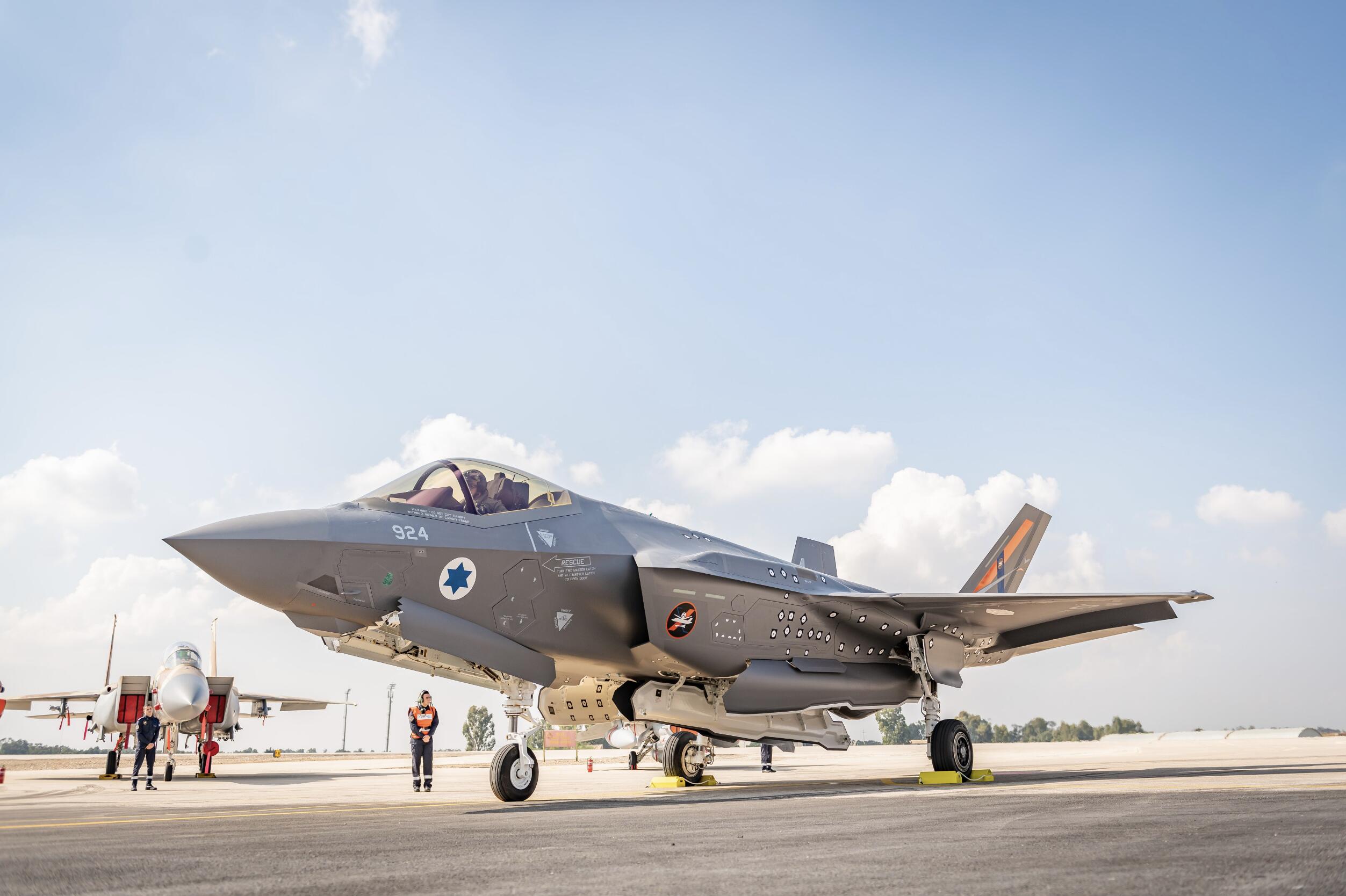 以色列最新接收的F-35I测试机
