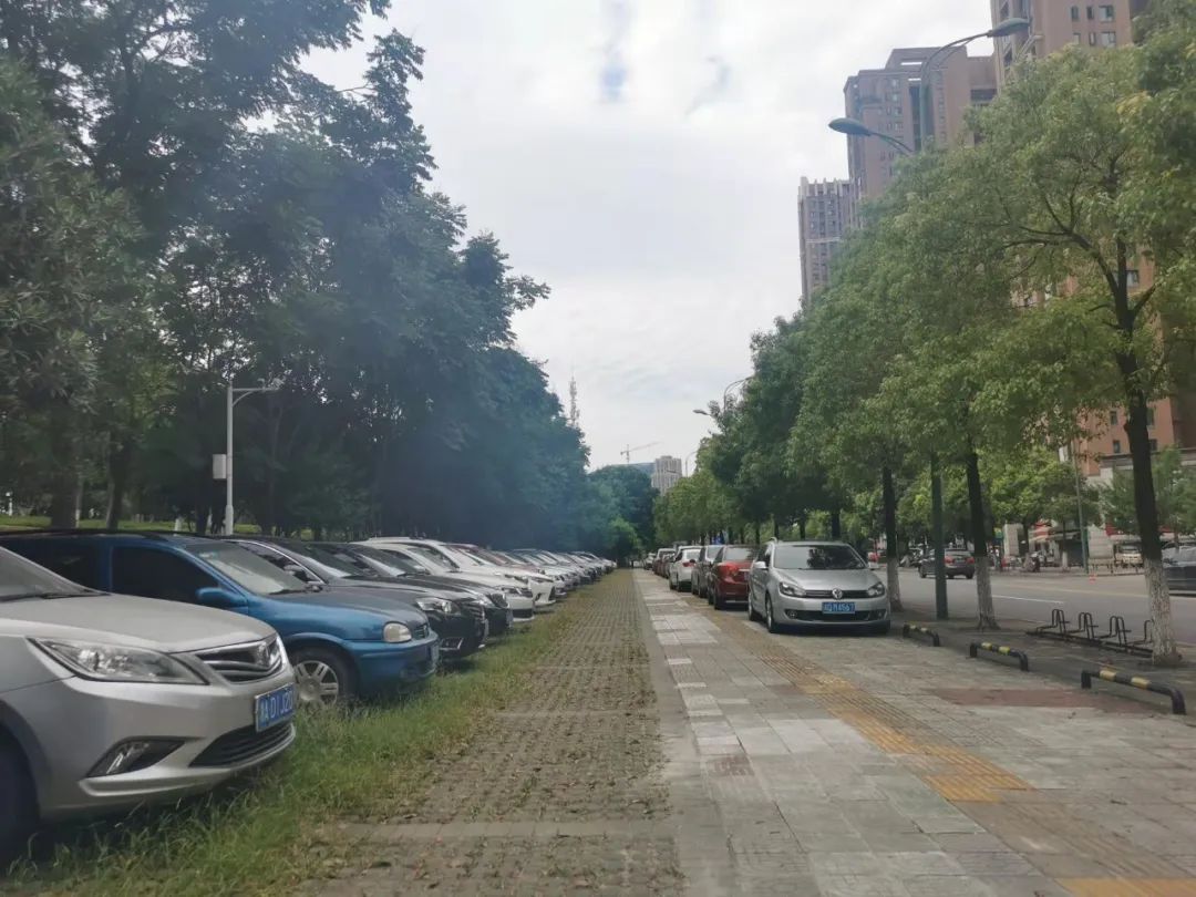 腾辉中路改造前（人行道）