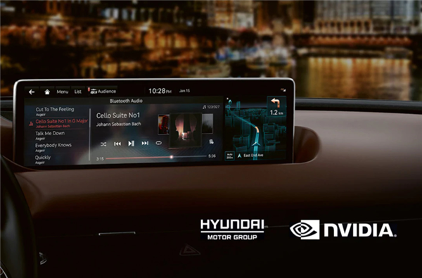 现代、英伟达达成合作:全面搭载NVIDIA DRIVE车载系统