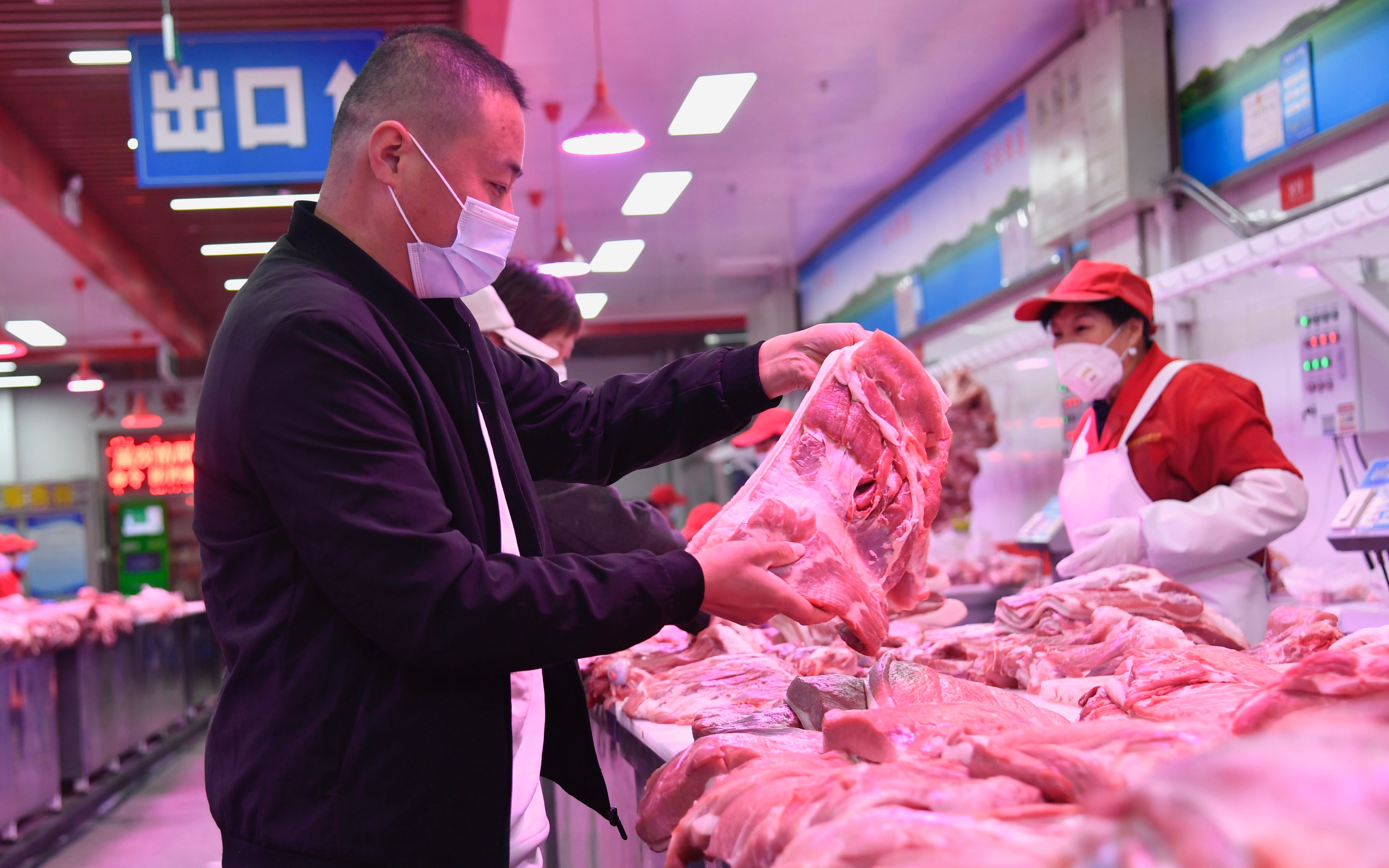 北京猪肉价格持续回落毛猪供应连续半年正增长
