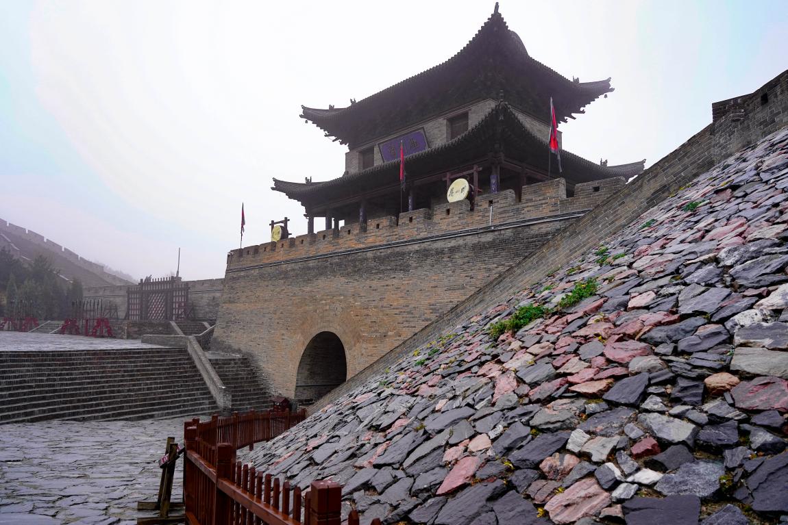 图为雁门关景区