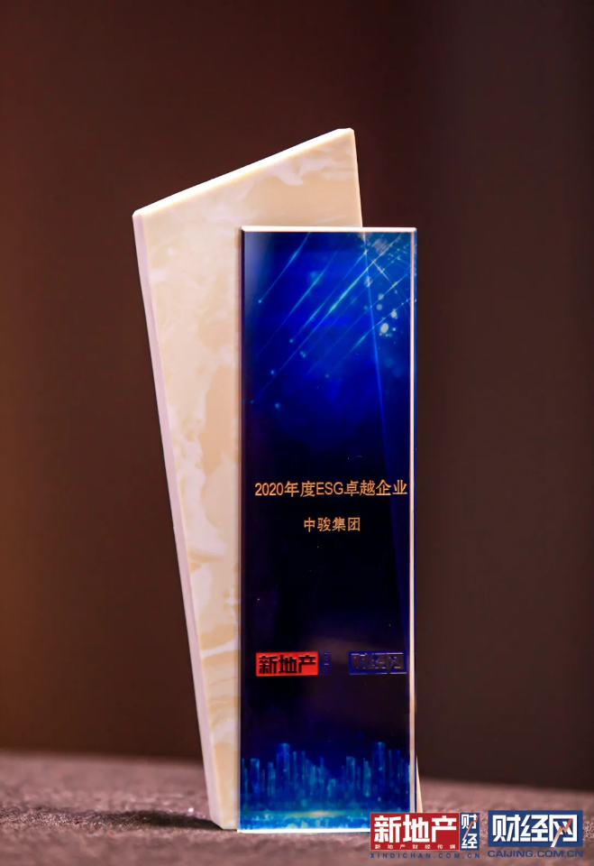 中骏集团荣膺2020年度esg卓越企业