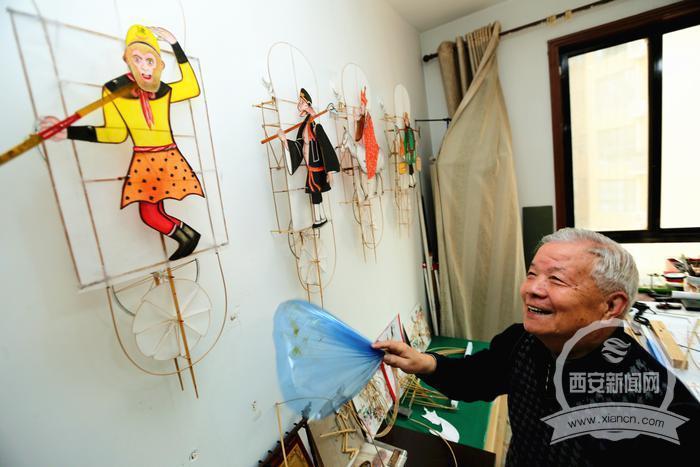 用传统风筝技艺再现西游记经典形象