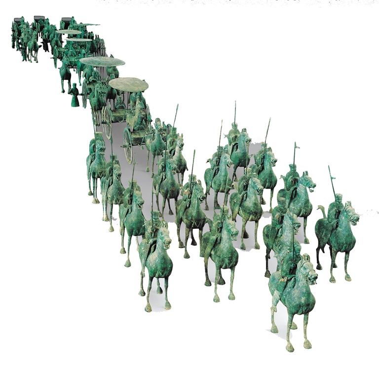 铜车马仪仗俑队 本版撰文·陈芊 供图·甘肃省博物馆