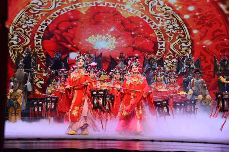 第四届中国（潜江）曹禺文化周开场大型戏曲乐舞《国色天香》