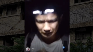 恐怖！台湾主播去废弃医院探险 拍到上吊干尸