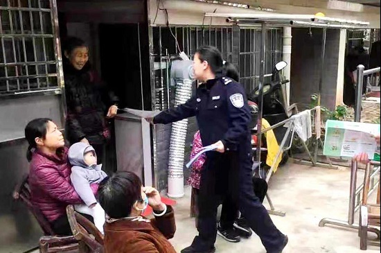 入户走访宣讲