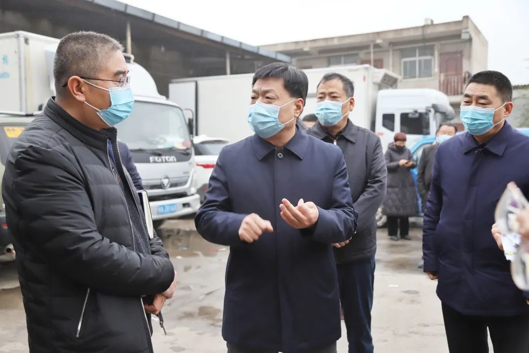 未央区委主要领导督导检查冷链食品新冠病毒疫情防控工作