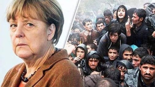 2015年德国突然打开边境欢迎难民，90万难民疯狂涌入