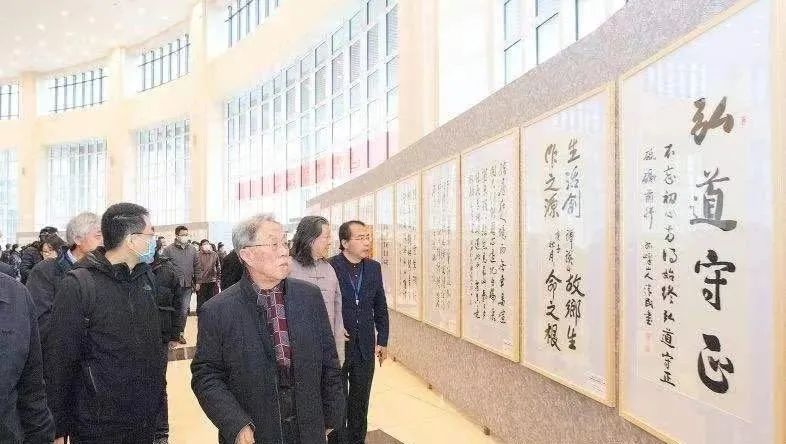 日前，第二屆書堂山當代文人書法周隆重舉行。