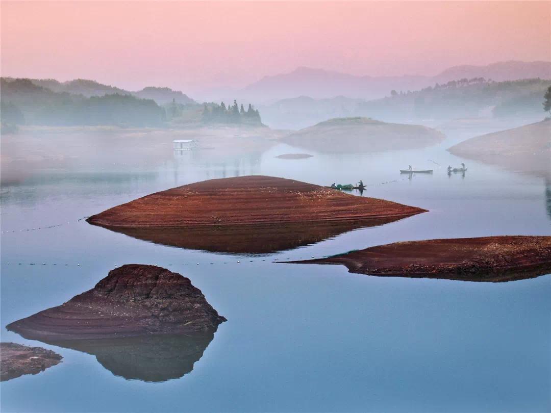 温州文成天顶湖图片