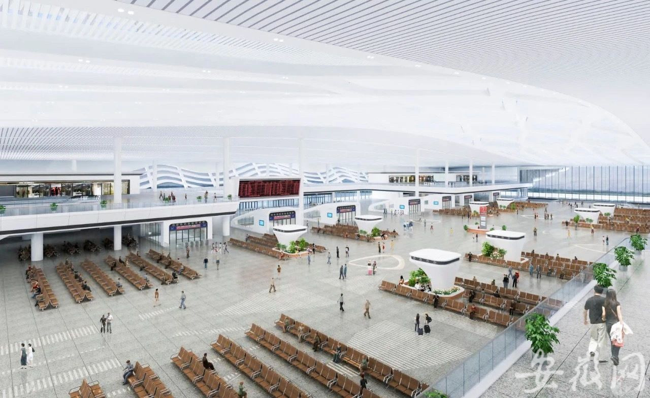 定了新合肥西站月内全面开建