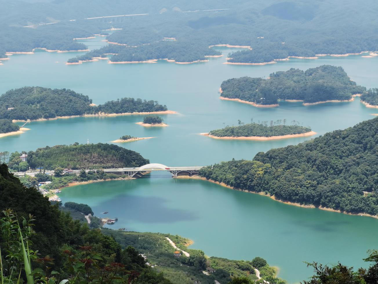 广州流溪河源头流溪河水库实景