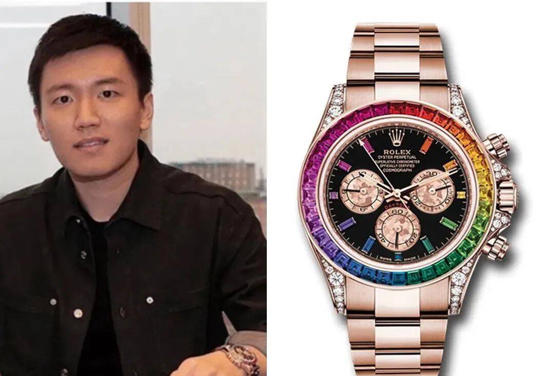 秦奋也喜欢款式吸睛的大钻表,最近在微博上晒照就是戴了一块劳力士金