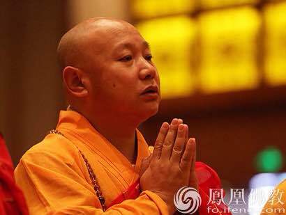 中国佛教协会副会长静波法师（图片来源：凤凰网佛教）