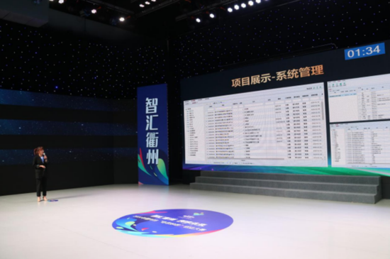 2020年衢州市“奇思妙想”创业大赛决赛现场。衢州市委宣传部 供图