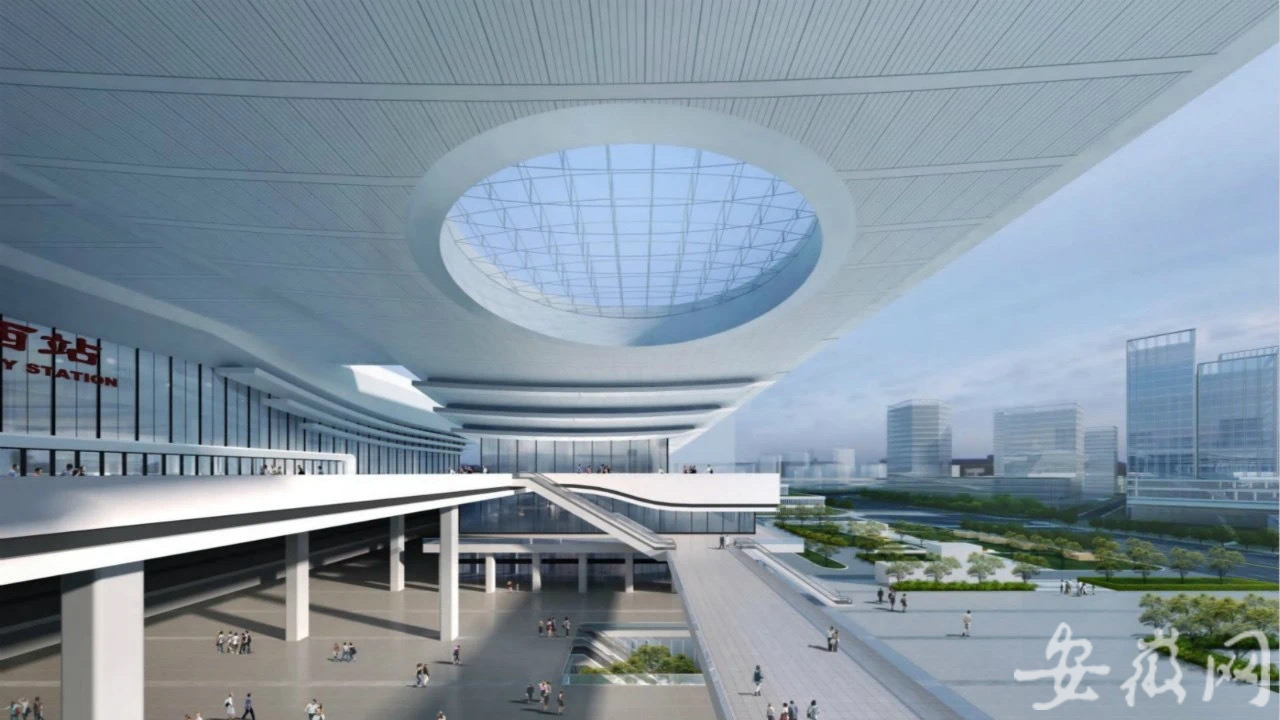 定了新合肥西站月内全面开建