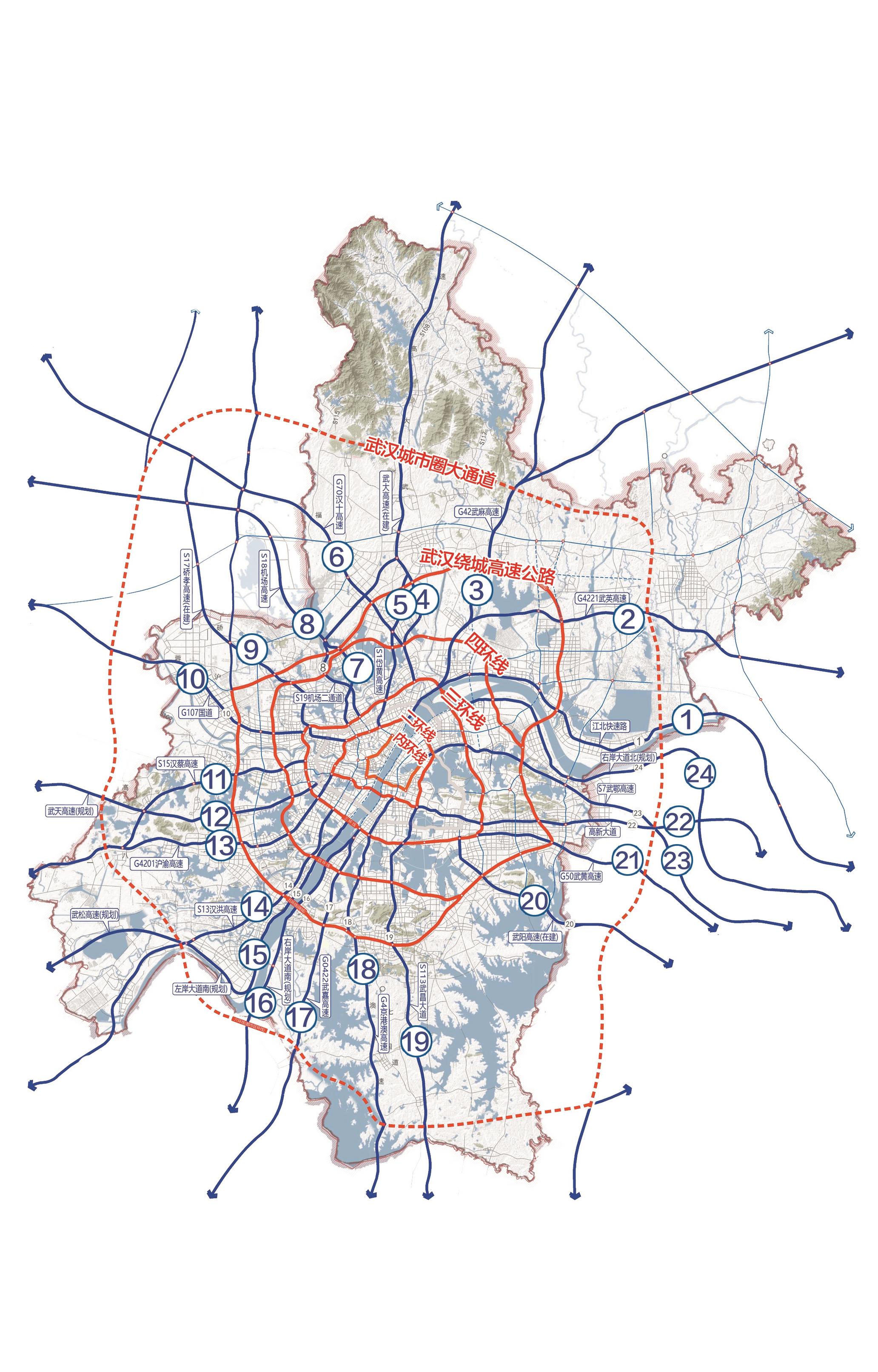 武汉城市圈大通道今日开建 打造大都市区1小时通勤圈(图1)