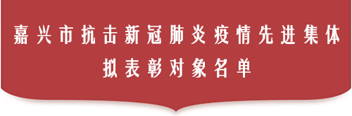 关于嘉兴市抗击新冠肺炎疫情表彰拟表彰对象的公示 凤凰网