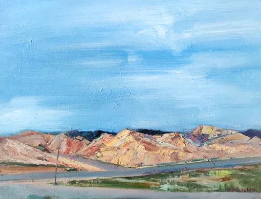 《通往西坡的路》 刘晓红 作