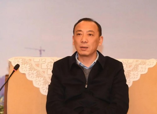 图四 宜春市委书记于秀明致辞