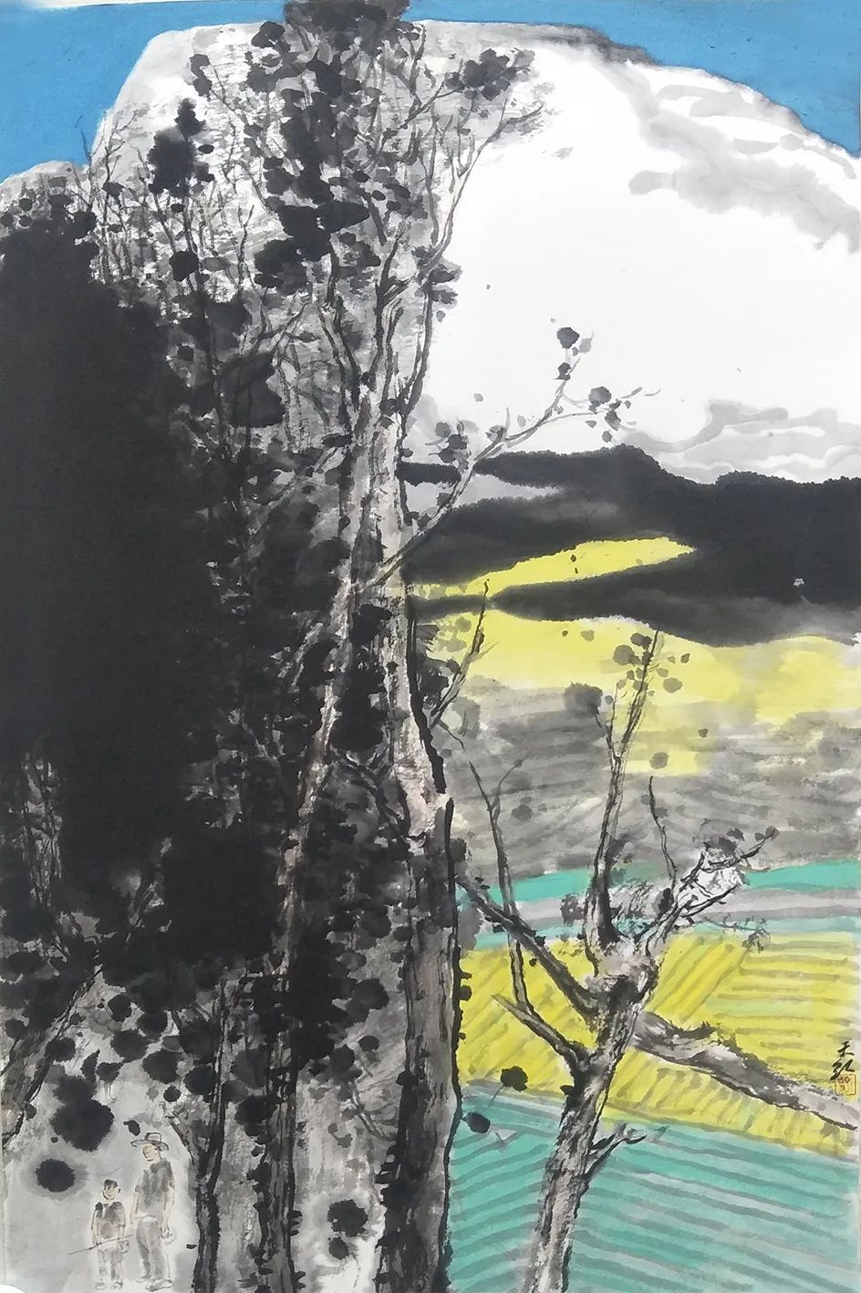 《写生之二》 俞天红 作