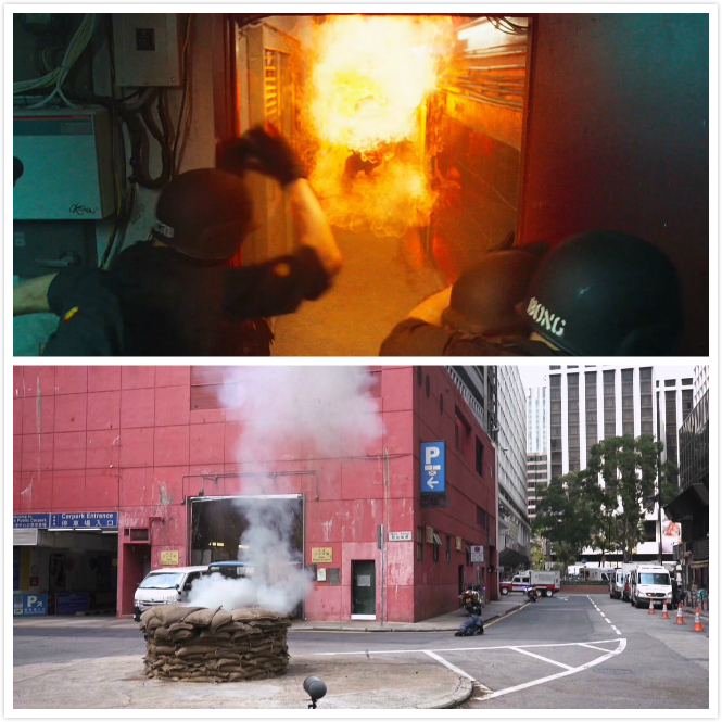 《拆弹专家2》中的爆炸镜头。