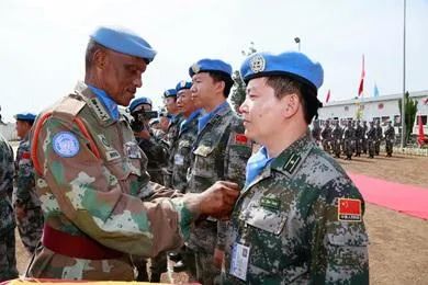 联合国向我驻刚果（金）维和部队授勋